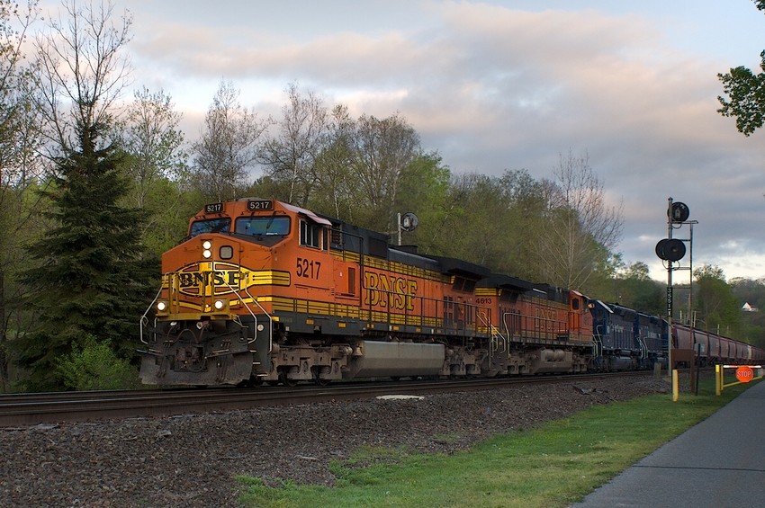 Photo of Loaded Grain Train at Royalston MA
