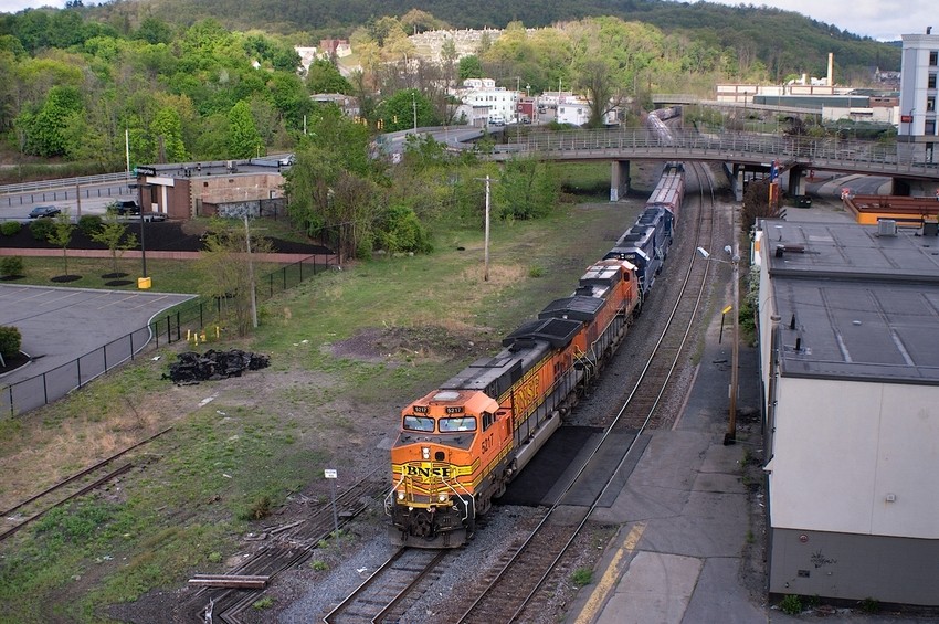 Photo of Loaded Grain Train at Fitchburg MA