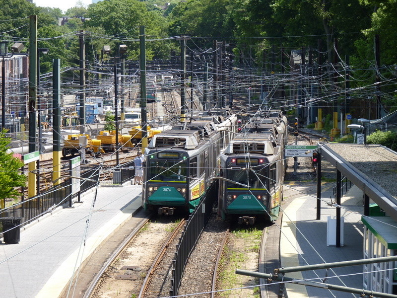 Photo of Green Line 3874, 3875