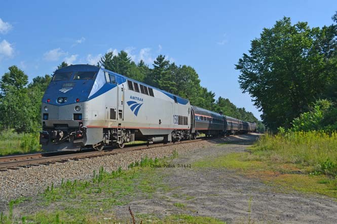 Photo of Amtrak engine 158
