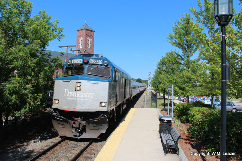 Photo of Amtrak DownEaster Arriving Dover,NH