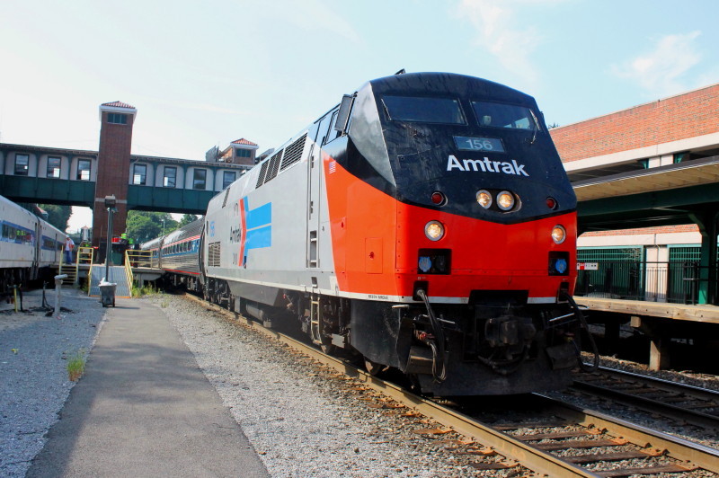 Photo of Amtrak 156 makes an appearance on the Hudson Line