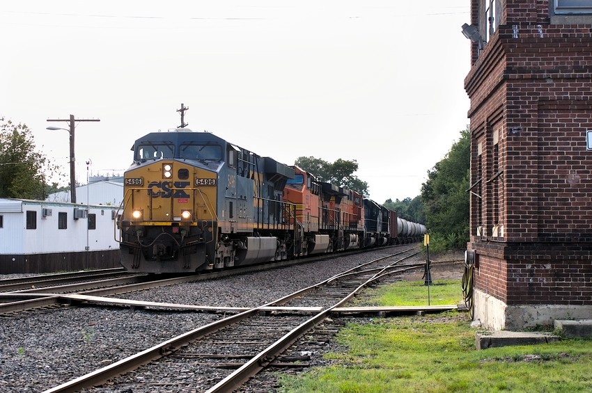 Photo of Loaded Oil Train at Ayer MA