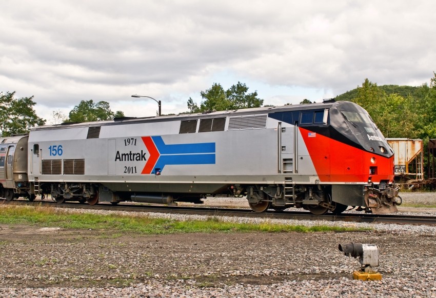 Photo of Amtrak 55 Bellows Falls 9/10/12
