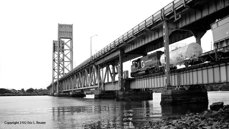 Photo of DO-1 on the Sarah Long Bridge
