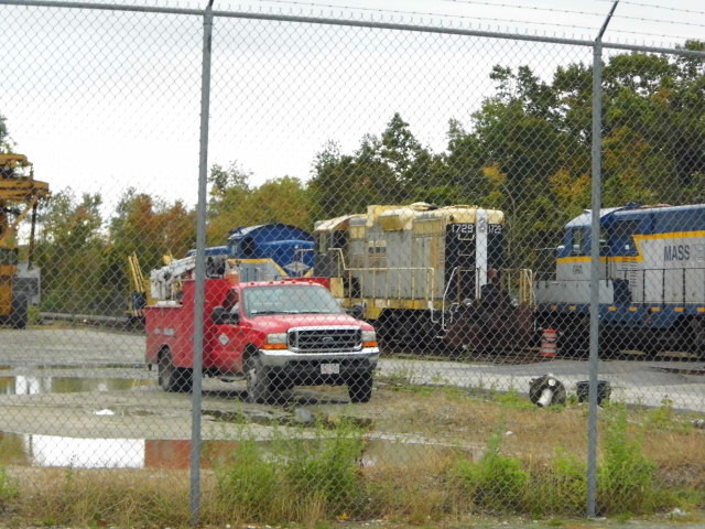Photo of mass central power parked in the there yard @ palmer