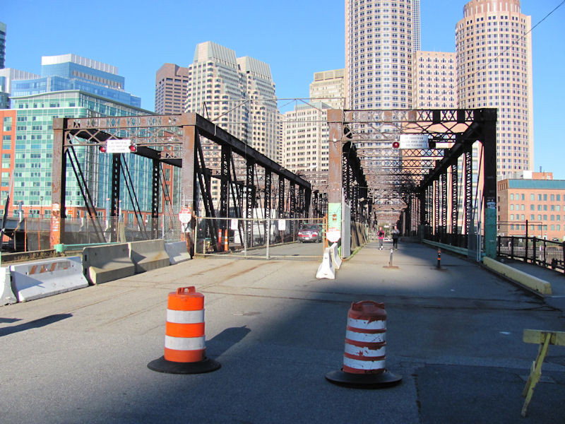 Photo of Boston's Old Northern Ave. Bridge