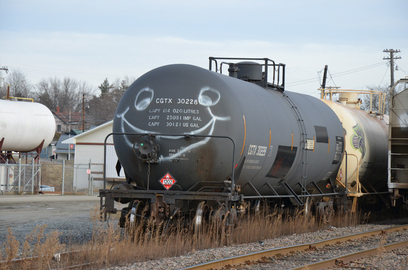 Photo of Happy Tank car at Orleans, VT