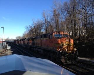 Photo of BNSF Empty Oil Train