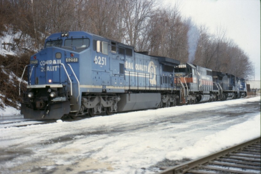Photo of CR Bow coal train power @ Concord, NH