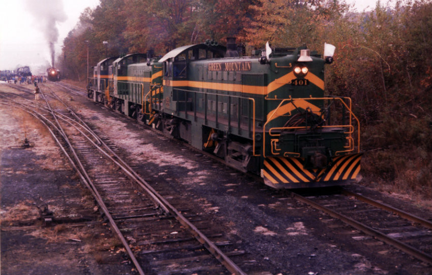 Photo of GMRC Alcos at Steamtown in Riverside,VT