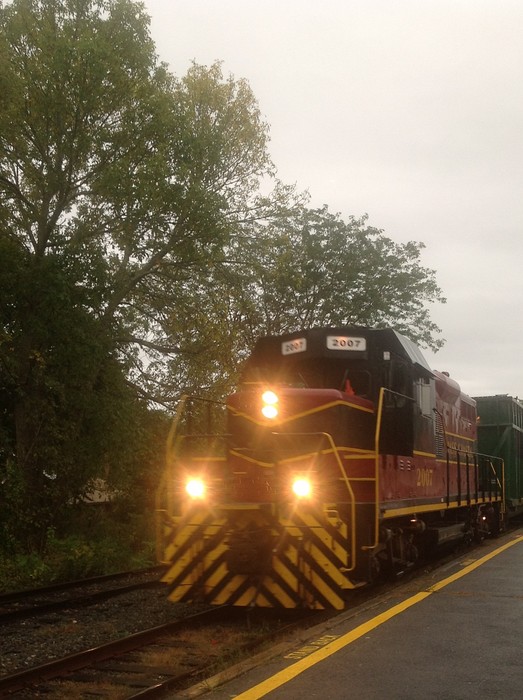Photo of The Massachusetts Coastal Railroad's Energy Train On Friday September 29th, 2012