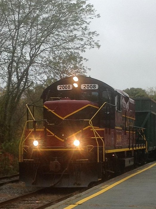 Photo of The Massachusetts Coastal Railroad's Energy Train On Friday October 19th, 2012
