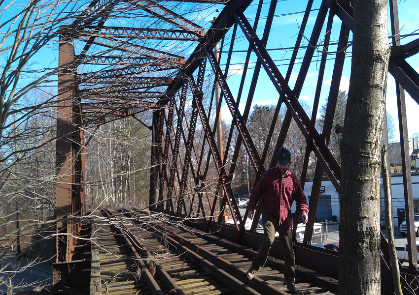 Photo of Steel Trestle Along the Central Mass