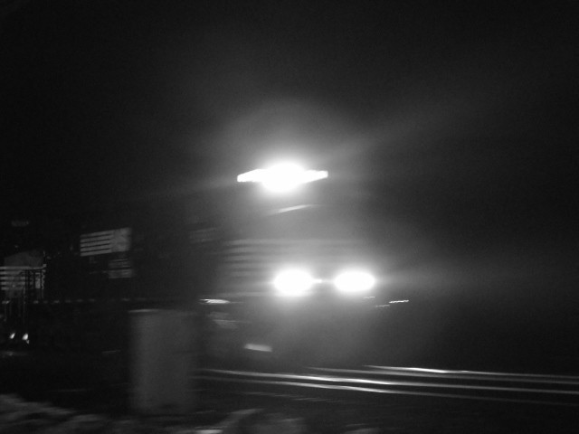 Photo of the nite train @ north adams ma westbound