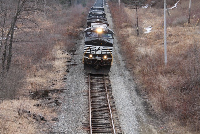 Photo of Loaded Coal Train from atop