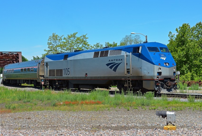 Photo of Amtrak 55 Bellows Falls 5/27/13