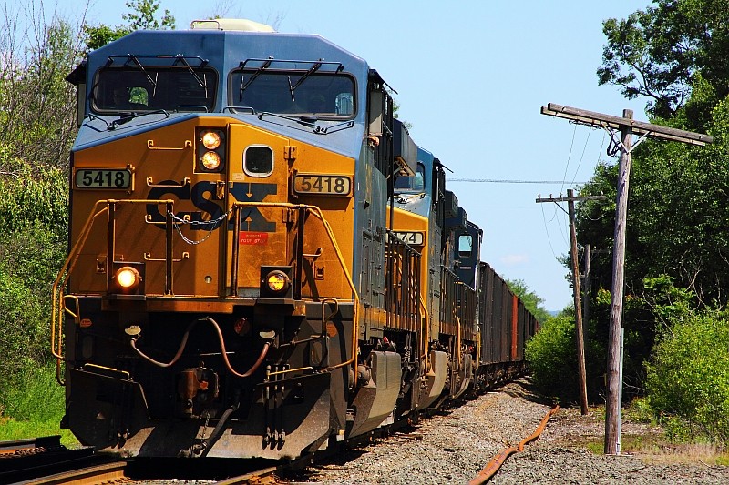 Photo of CSXT Loaded Mt. Tom Coal Train