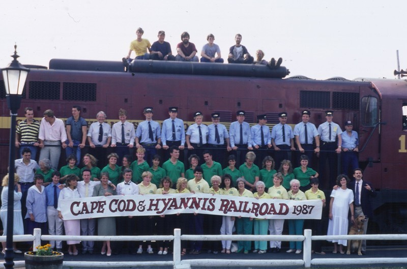 Photo of Cape Cod & Hyannis Railroad 1987 Employee Photo
