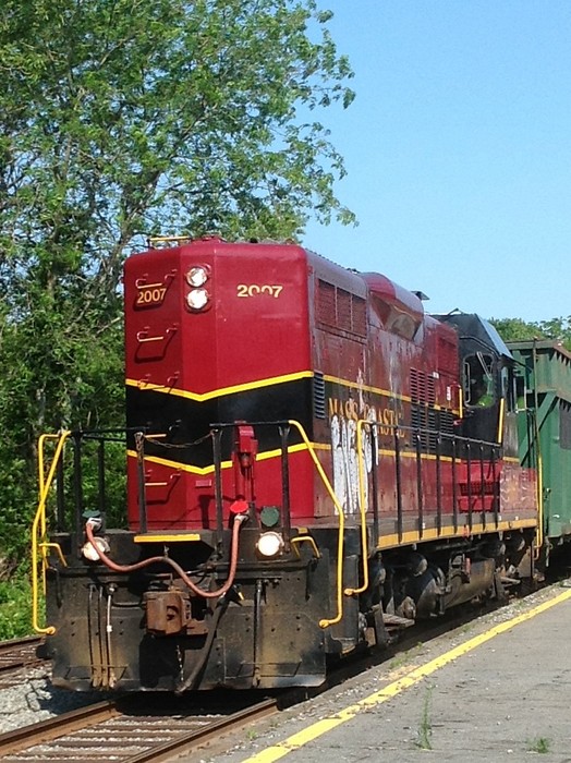 Photo of The Massachusetts Coastal Railroad's Energy Train On Friday June 21st, 2013