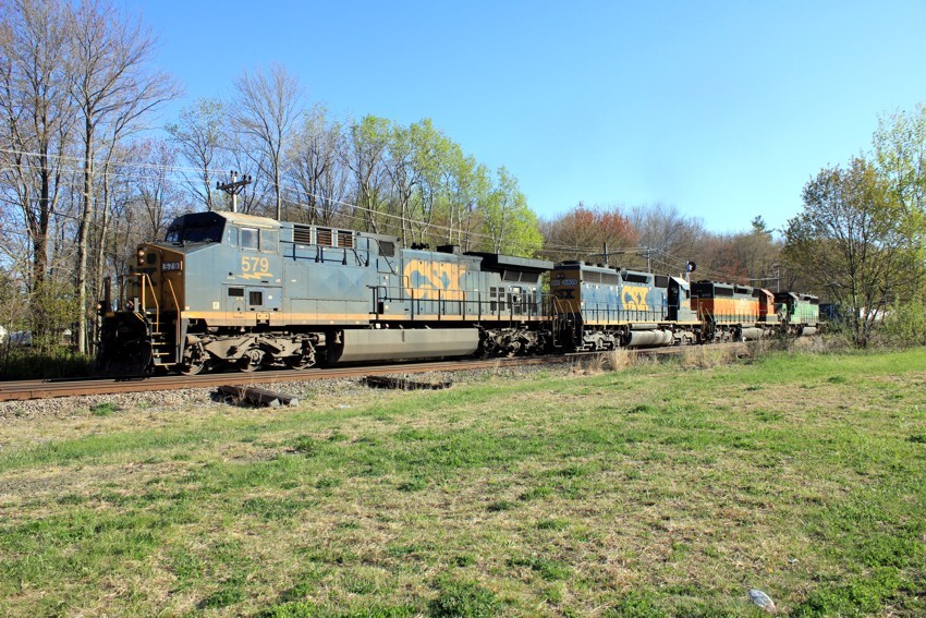 Photo of SEPO with a rare CSX EMD in the consist