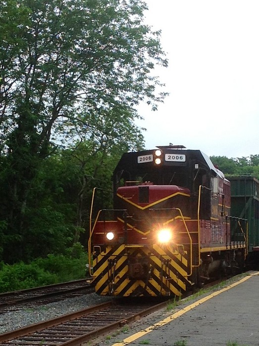 Photo of The Massachusetts Coastal Railroad's Energy Train On Thursday July 11th, 2013