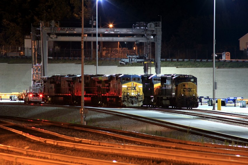 Photo of CSX Worcester line-up