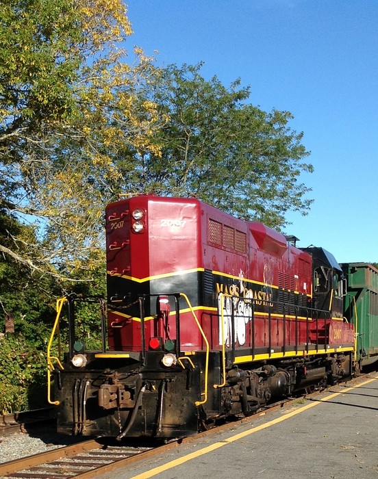 Photo of The Massachusetts Coastal Railroad's Energy Train On Friday September 27th, 2013