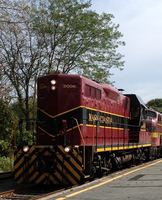 Photo of The Cape Cod Central Railroad's Scenic Train On Thursday October 10th, 2013