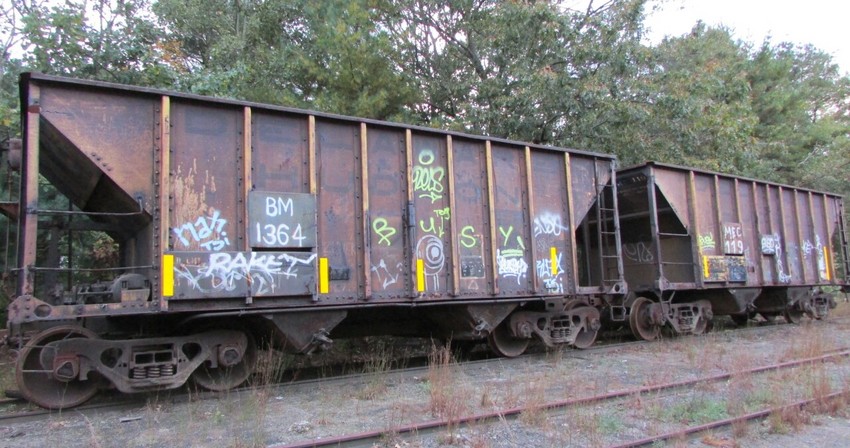 Photo of Old D&H short hoppers