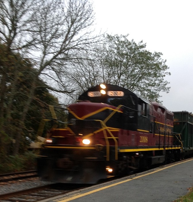 Photo of The Massachusetts Coastal Railroad's Energy Train On October 16th, 2013