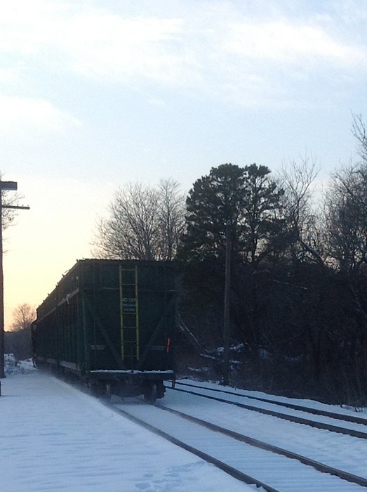 Photo of The Massachusetts Coastal Railroad's Energy Train On Thursday February 6th, 2014