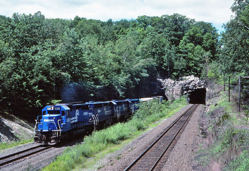 Photo of East bound out of the State Line Tunnels at Canaan, NY