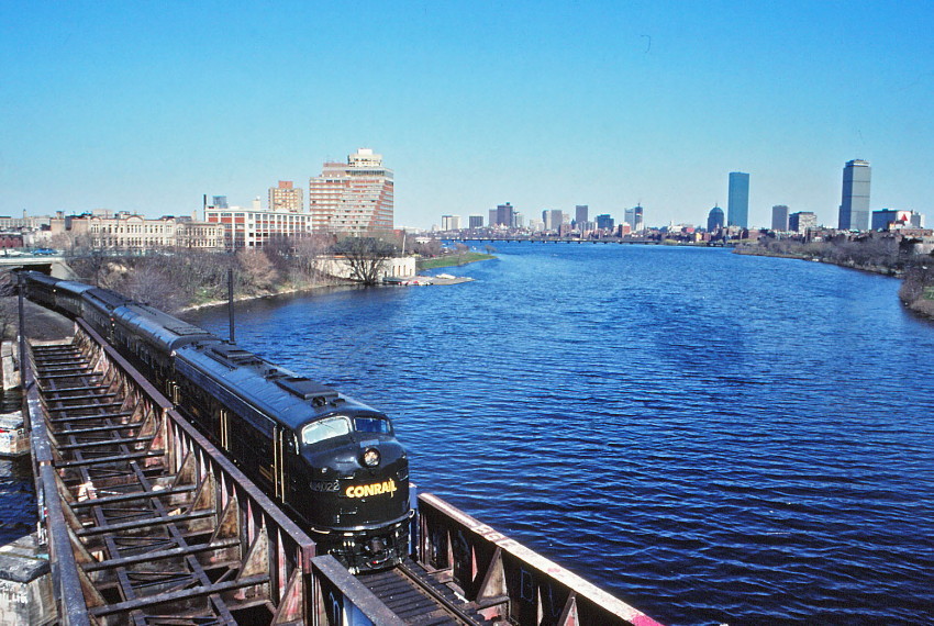 Photo of CONRAIL Inspection Train at Boston, Ma.