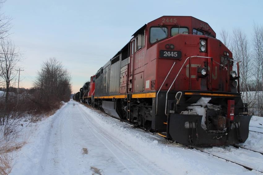 Photo of CN Loco's in Bow, NH