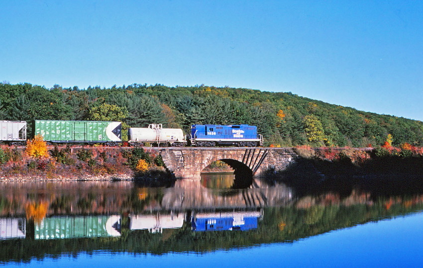 Photo of B&M's Worcester to Ayer Freight at Oakdale, Ma.