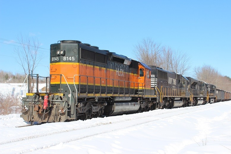 Photo of Bow Coal Train Power on a February Afternoon