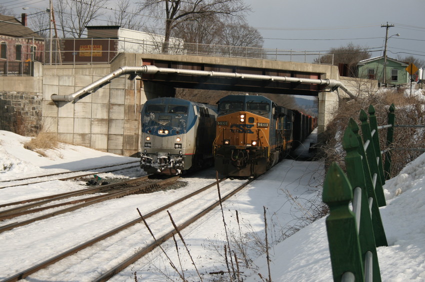 Photo of CSX Meets Amtrak