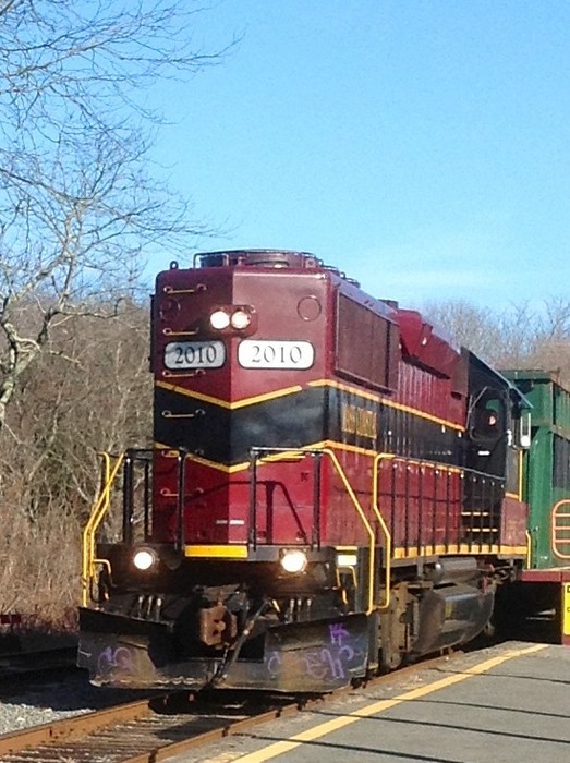 Photo of The Massachusetts Coastal Railroad's Energy Train On Friday March 14th, 2014