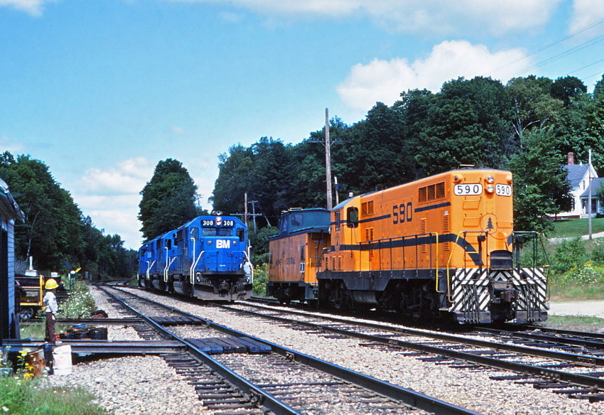Photo of Boston & Maine/Maine Central at Danville Jct., Me