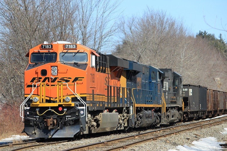 Photo of Bow Coal Train Power basking in the sunlight.