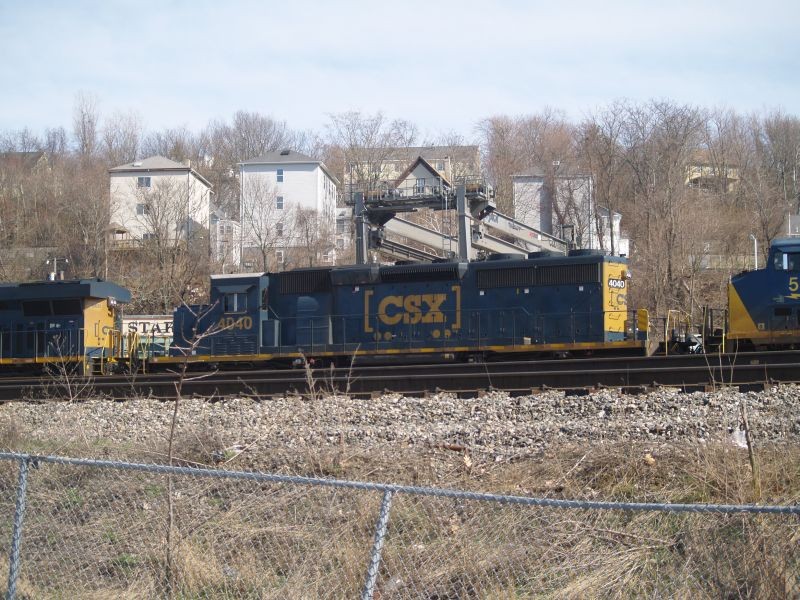 Photo of CSX#4040 Worcester, MA 4/19/14