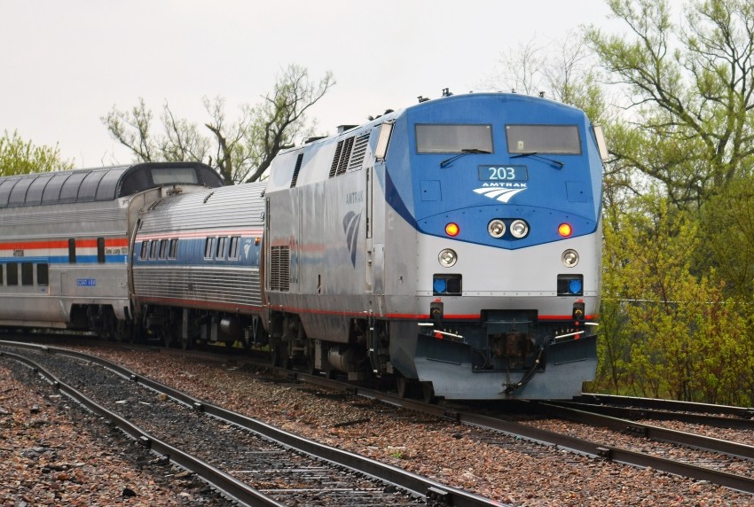 Photo of Amtrak 203 Rutland 5/10/14