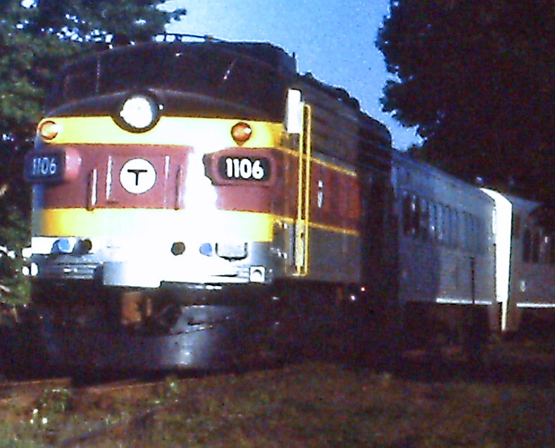 Photo of MBTA FP10 Engine Number 1106