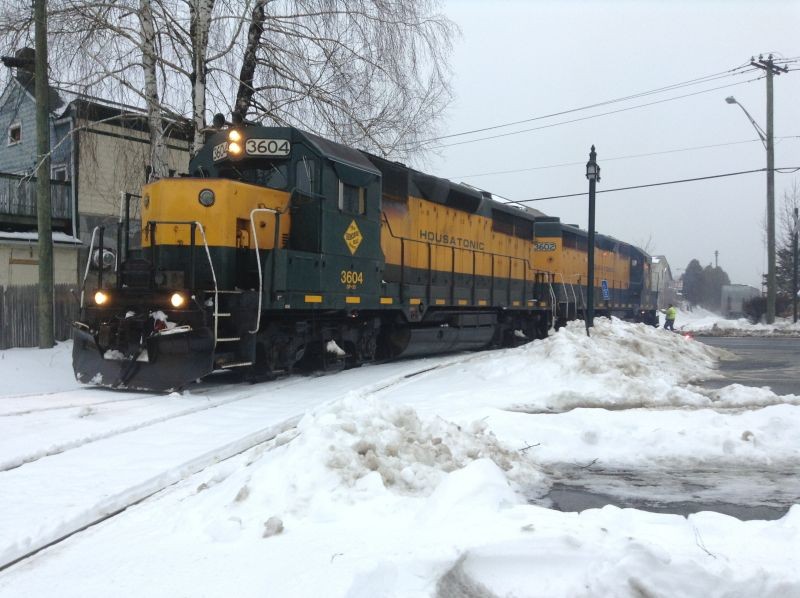 Photo of Housatonic Railroad NX-13 In The Winter