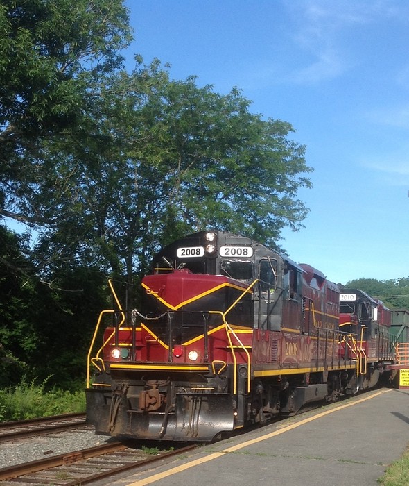 Photo of The Massachusetts Coastal Railroad's Energy Train On Monday June 23rd, 2014