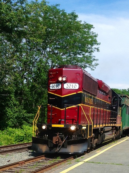 Photo of The Massachusetts Coastal Railroad's Energy Train On Friday July 11th, 2014