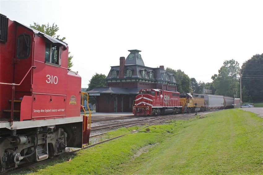 Photo of Vermont Railway B&R Action- North Bennington,VT