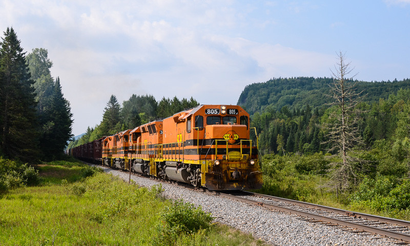 Photo of SLR Train 393, Warrens Gore, VT