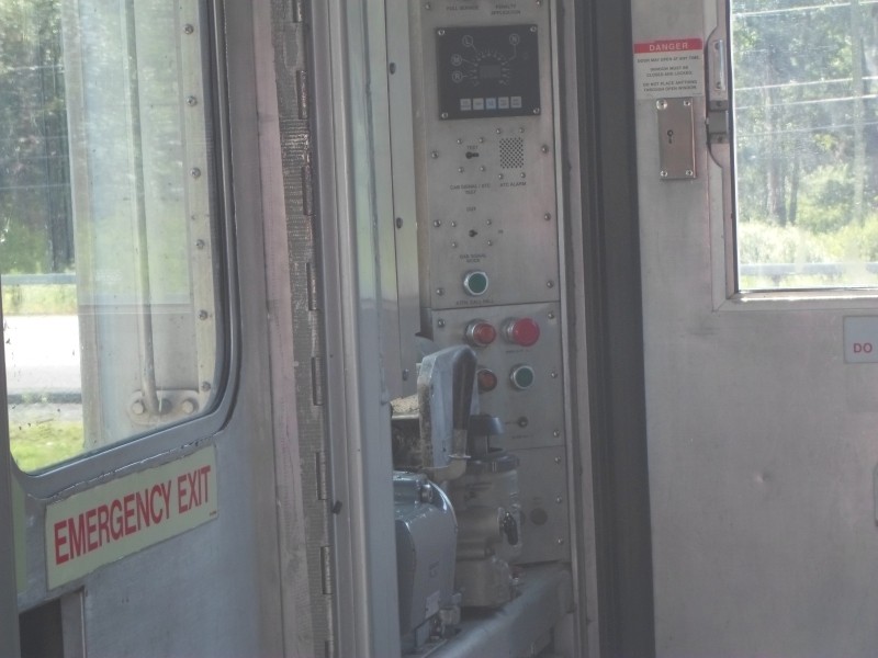 Photo of Inside of a Metro North Cab Car